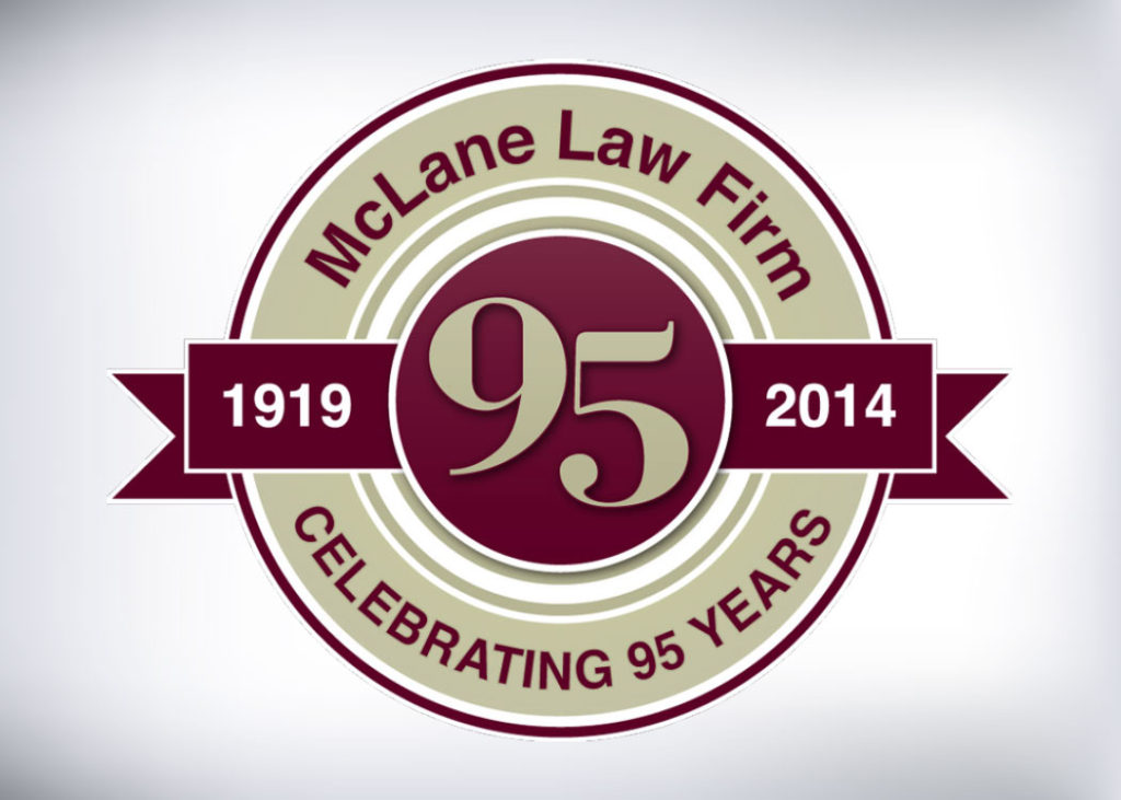 McLane Law Firm Celebrating 95 Years Logo
