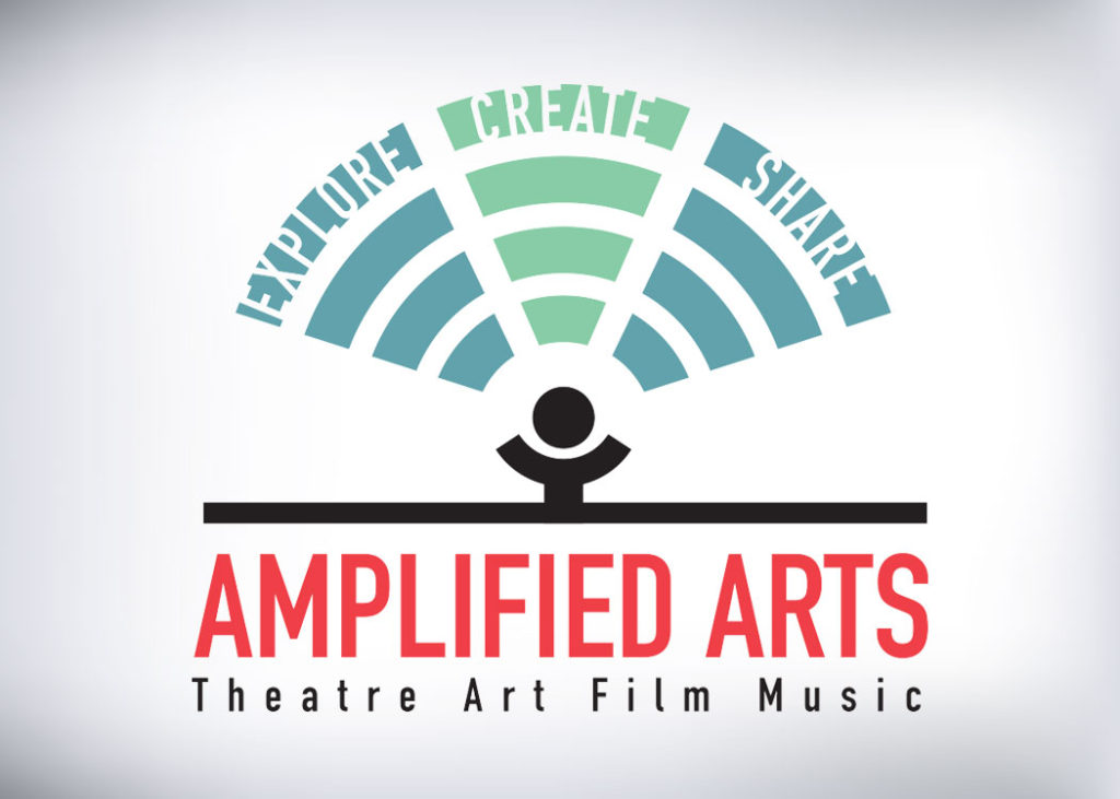 Amplified Arts Theatre Art Film Music Logo